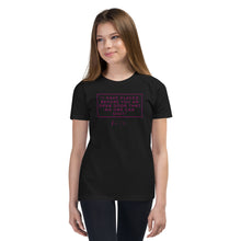 Load image into Gallery viewer, I Have Placed Before You An Open Door - Youth Short Sleeve T-Shirt (Pink)
