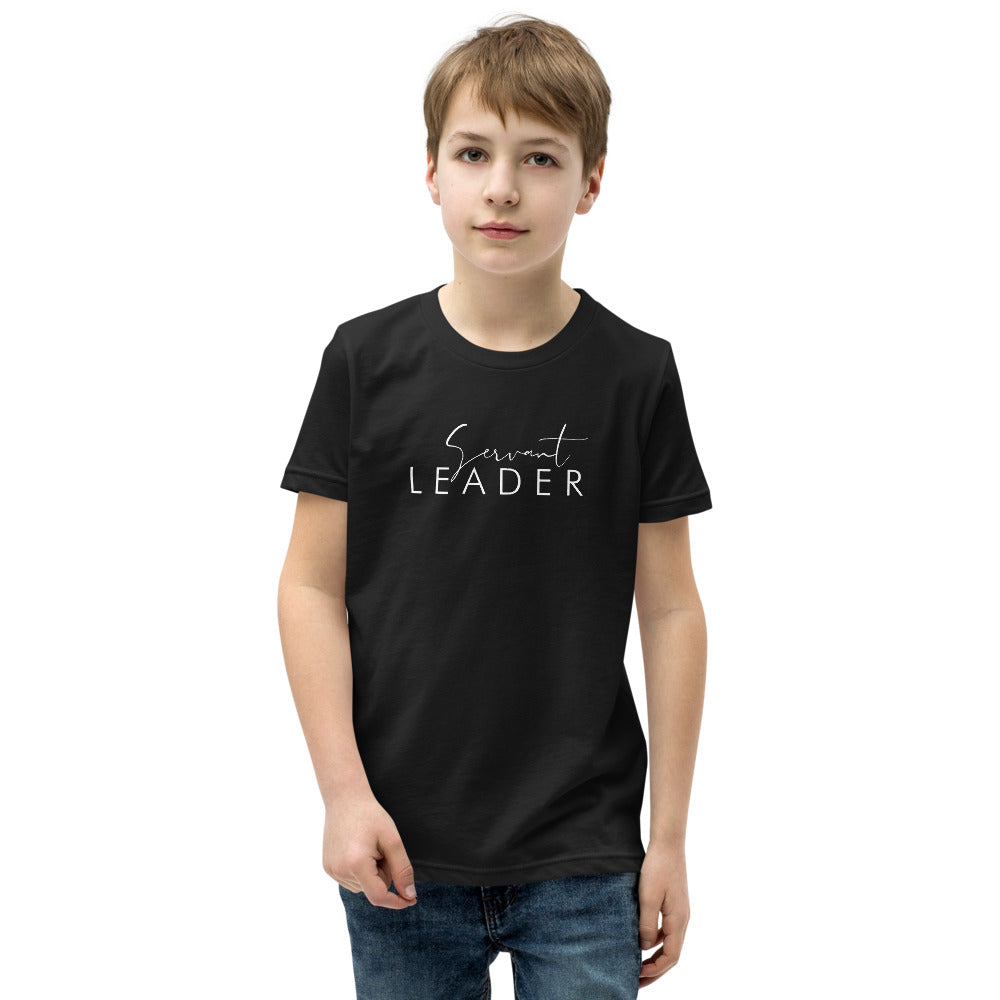 Servant Leader - Youth Short Sleeve T-Shirt (white)