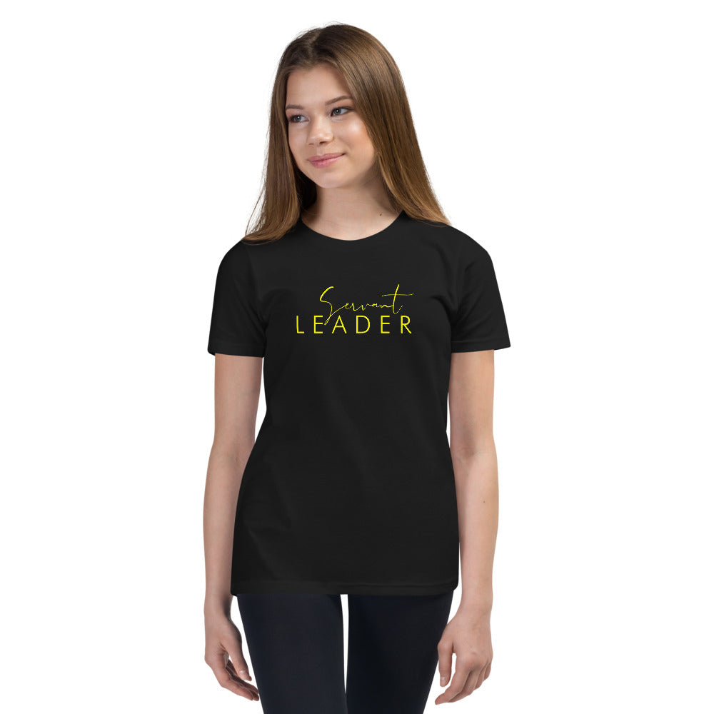 Servant Leader - Youth Short Sleeve T-Shirt (yellow)