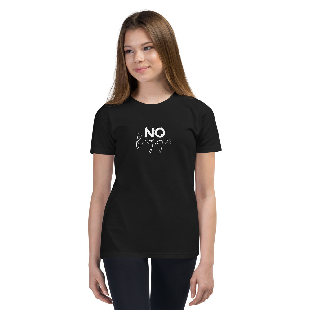 No Biggie - Youth Short Sleeve T-Shirt (white)