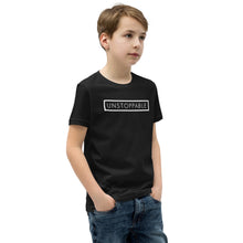 Load image into Gallery viewer, Unstoppable - Youth Short Sleeve T-Shirt (White)
