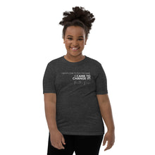 Load image into Gallery viewer, I Didn&#39;t Come Here To Play The Game - Youth Short Sleeve T-Shirt (White)
