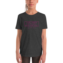 Load image into Gallery viewer, For I Know The Plans - Youth Short Sleeve T-Shirt (Pink)
