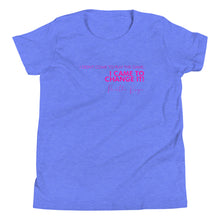 Load image into Gallery viewer, I Didn&#39;t Come Here To Play The Game - Youth Short Sleeve T-Shirt (Pink)
