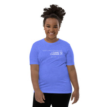 Load image into Gallery viewer, I Didn&#39;t Come Here To Play The Game - Youth Short Sleeve T-Shirt (White)
