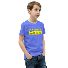 Load image into Gallery viewer, I&#39;m A Member Of The Marthaverse - Youth Short Sleeve T-Shirt (Yellow)
