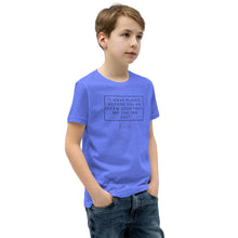 Load image into Gallery viewer, I Have Placed Before You An Open Door - Youth Short Sleeve T-Shirt (Black)
