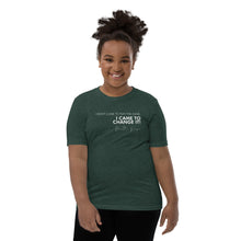 Load image into Gallery viewer, I Didn&#39;t Come Here To Play The Game - Youth Short Sleeve T-Shirt (White)

