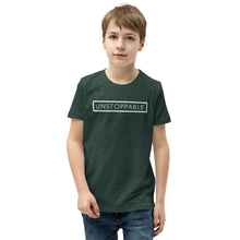 Load image into Gallery viewer, Unstoppable - Youth Short Sleeve T-Shirt (White)
