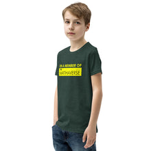 Load image into Gallery viewer, I&#39;m A Member Of The Marthaverse - Youth Short Sleeve T-Shirt (Yellow)
