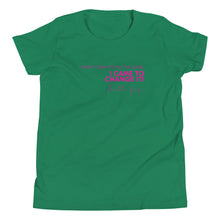 Load image into Gallery viewer, I Didn&#39;t Come Here To Play The Game - Youth Short Sleeve T-Shirt (Pink)
