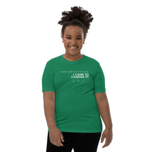 Load image into Gallery viewer, I Didn&#39;t Come Here To Play The Game - Youth Short Sleeve T-Shirt (White)
