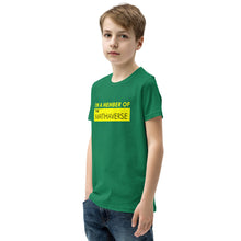 Load image into Gallery viewer, I&#39;m A Member Of The Marthaverse - Youth Short Sleeve T-Shirt (Yellow)
