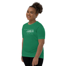 Load image into Gallery viewer, I Didn&#39;t Come Here To Play The Game - Youth Short Sleeve T-Shirt (White)
