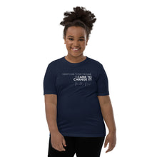 Load image into Gallery viewer, I Didn&#39;t Come Here To Play The Game - Youth Short Sleeve T-Shirt (White)
