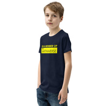 Load image into Gallery viewer, I&#39;m A Member Of The Marthaverse - Youth Short Sleeve T-Shirt (Yellow)
