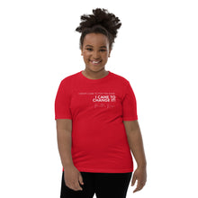 Load image into Gallery viewer, I Didn&#39;t Come Here To Play The Game - Youth Short Sleeve T-Shirt (White)
