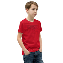 Load image into Gallery viewer, I Have Placed Before You An Open Door - Youth Short Sleeve T-Shirt (Black)
