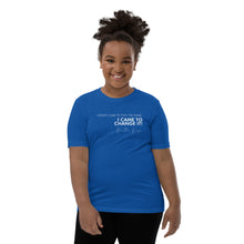 Load image into Gallery viewer, I Didn&#39;t Come Here To Play The Game - Youth Short Sleeve T-Shirt (White)
